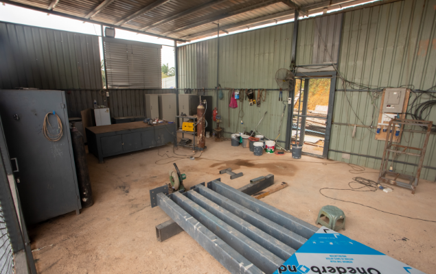 Steel Fabrication Workshop Image